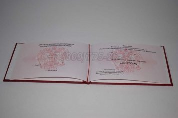 Диплом Доктора Наук 2020г в Омске