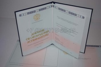 Диплом Аспирантуры 2023г в Омске