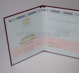Красный Диплом Бакалавра 2022г ГОЗНАК в Омске